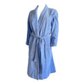 YSL Light Blue Logo Bathrobe